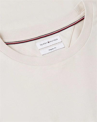 Tommy Hilfiger - Embroidery Crew Neck T-Shirt - Newsprint